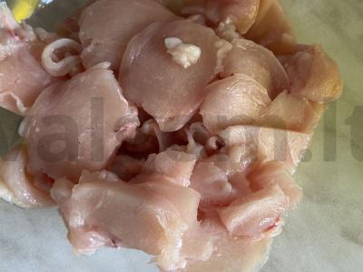 Prancūziškas vištienos filė po šydu Žingsnis 1