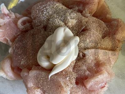 Prancūziškas vištienos filė po šydu Žingsnis 2