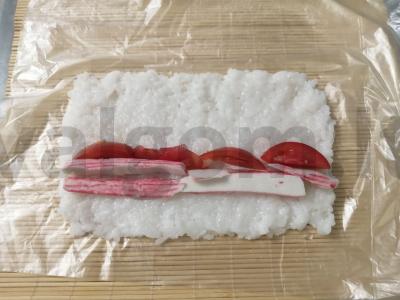 Kepti ritinėliai be nori Žingsnis 3