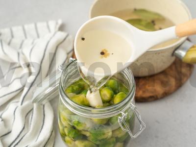 Briuselio kopūstai žiemai Žingsnis 5