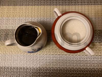 Arbatos kokteilis „Mėlynė ir grietinėlė“ Žingsnis 4