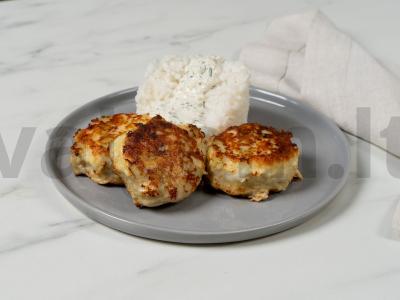 Štukų kotletai pagrindine nuotrauka