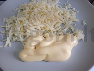 Makaronai-nestai, kepti su kalakutų faršu po sūriu Žingsnis 6