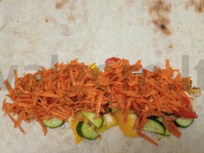 Šašlykas su vištiena, daržovėmis ir grietinės padažu Žingsnis 6