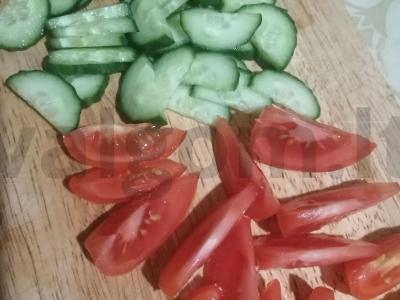 Salotas „Šedevras“ Žingsnis 1