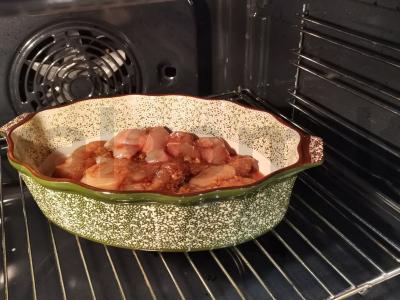 Keptas vištienos filė medaus-sojų marinate Žingsnis 8