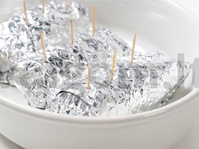 Mėsos ritinėliai orkaitėje Žingsnis 11