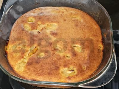 Obuolių ir persikų pyragas Žingsnis 6