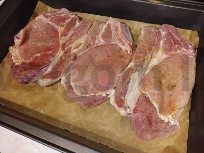 Kiaulienos nugarinė „Prancūziškai“ Žingsnis 2