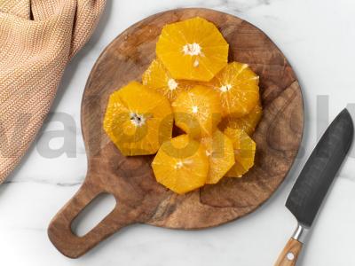 Apelsinai prieskonių sirupe Žingsnis 2