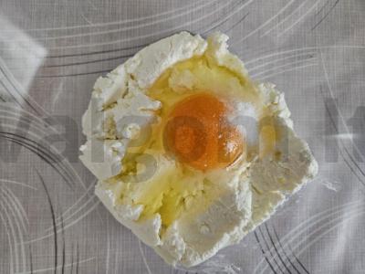 Vafliai su islandišku skyr Žingsnis 1