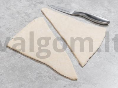 Kruasanai su bekonu ir skrambliu Žingsnis 1