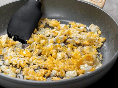 Kruasanai su bekonu ir skrambliu Žingsnis 6