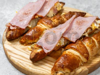 Kruasanai su bekonu ir skrambliu Žingsnis 9