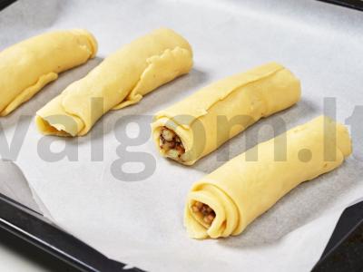 Riešutų vamzdeliai Žingsnis 5