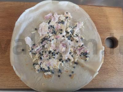 Kreminiai su bekonu ir ikra Žingsnis 3