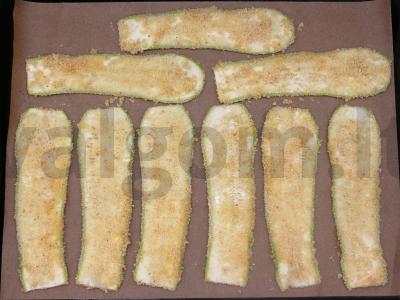 Traškūs cukinijų ritinėliai su daržovėmis Žingsnis 3