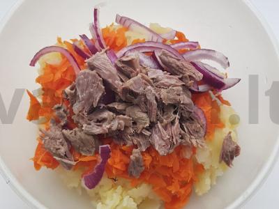 Salotos su burokėliais ir jautiena Žingsnis 2