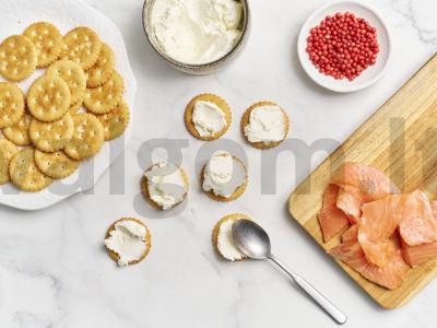 Kanarė su lašiša ir sūriu Žingsnis 3