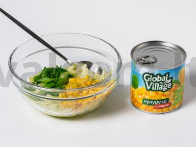 Kukurūzų ir cukinijų blynai Žingsnis 1