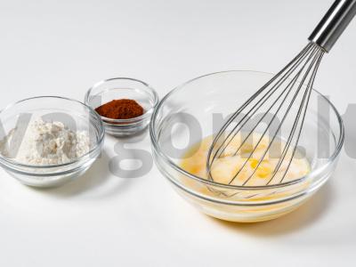 Kukurūzų ir cukinijų blynai Žingsnis 2