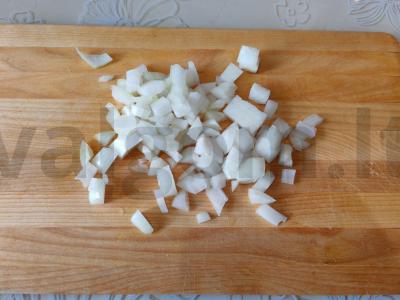 Koldūnų ir daržovių apkepas Žingsnis 1