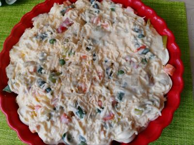 Koldūnų ir daržovių apkepas Žingsnis 10