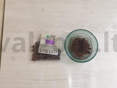 Müsli su razinom ir vaisiais Žingsnis 1