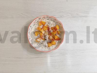 Müsli su razinom ir vaisiais Žingsnis 4
