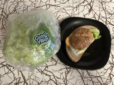 Atviras burgeris arba sumuštinis su vištienos kotletu Žingsnis 2