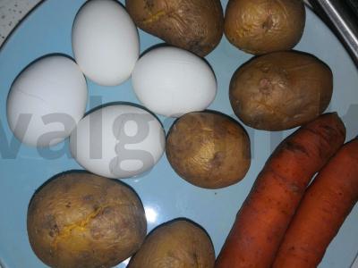 Olivje su pienine dešrelėmis Žingsnis 1