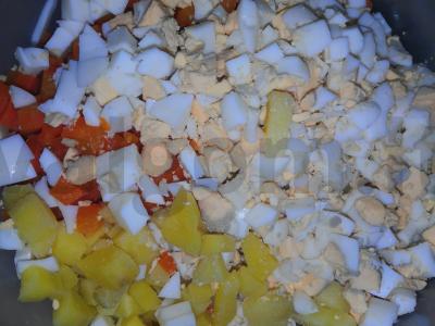 Olivje su pienine dešrelėmis Žingsnis 3