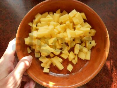 Keptas bulvės su sūriu Žingsnis 2