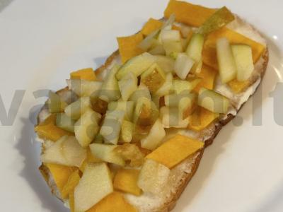 Saldžioji, originali brusketė Žingsnis 3