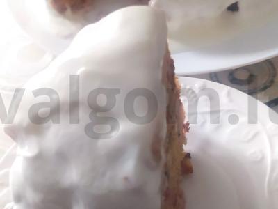 Tortas „Uogos ant sniego“ Žingsnis 9