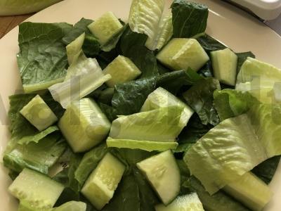 Salotas su alyvuogėmis ir feta sūriu Žingsnis 3