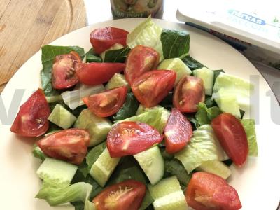 Salotas su alyvuogėmis ir feta sūriu Žingsnis 5