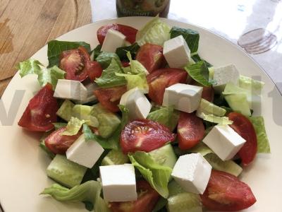 Salotas su alyvuogėmis ir feta sūriu Žingsnis 7