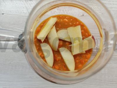 Šaltalankių gėrimas su obuoliu ir cinamonu Žingsnis 4