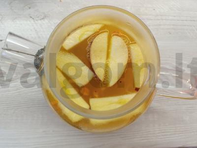 Šaltalankių gėrimas su obuoliu ir cinamonu Žingsnis 6