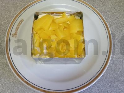 Salotas su virta jautienos liežuviu, bulvėmis ir kukurūzais Žingsnis 6