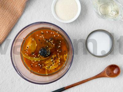 Salotas „Kiškis“ su morkų padažu Žingsnis 2