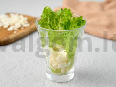 Salotas „Kiškis“ su morkų padažu Žingsnis 3