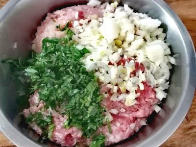 Mėsos ritinys lavaše Žingsnis 2