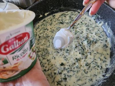 Makaronai su rikota ir špinatais Žingsnis 4