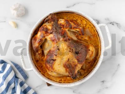 Kepta vištiena kefyro marinate Žingsnis 3