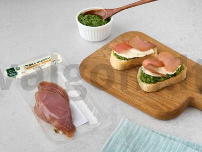 Brusketa su pesto ir kalakutienos krūtinėle Žingsnis 6