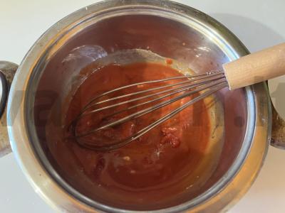 Pomidorų padažas su prieskoniais picai Žingsnis 5