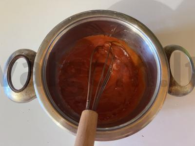 Pomidorų padažas su prieskoniais picai Žingsnis 9