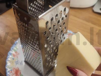 Kvesadija su vištiena ir sūriu Žingsnis 8